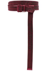 Image 3 Of Off White Classic Industrial Belt In Bordeaux Black Off White Belt Belt Luxury Belts