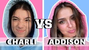 تشارلي داميليو Vs أديسون راي معركة Charli D Amelio Vs Addison Rae New Tiktok Battle 2020 Youtube