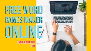 This week we have a list of fun websites for you. Free Word Games Maker Online English Teaching 101