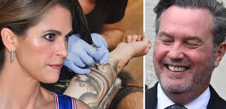 Chockbeskedet till Madeleine: Chris har tatuerat sig i smyg