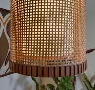 sold* Perfect modern minimalism in this mid-1960s chain lamp ...
