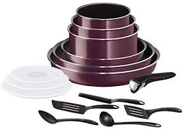 Tefal Ingenio Essential L2019502 Set Of 15 All Heat Sources Except Induction Aluminium Purple Byzantium Tefal Byzantium Purple
