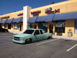 Bagged Body Dropped Truck On 24 Dropped Trucks Chevy Trucks Lowered Mini Trucks