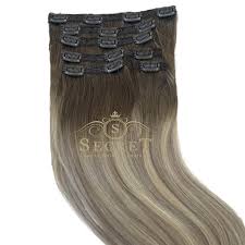 The extra hair strands are the best way to improve your hairdo my clients ask me if hair extensions cause damage to their thin hair quite often. Clip In Hair Extensions Scandinavian Blonde Balayage Secret Hair Extensions