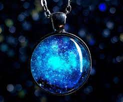 Glow In The Dark Galaxy Necklace Galaxy Necklace Body Jewelry Shop Glow Jewelry