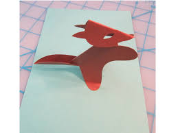 If you've ever wondered how to make a fancy pop up card. Fox Pop Up Card