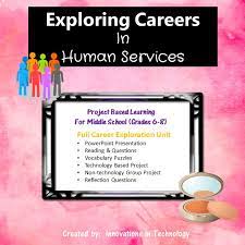 Exploring Careers Human Services Human Services Career Exploration Project Based Learning