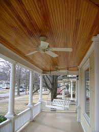 It can also cover a lousy ceiling. Tongue Groove Porch Ceiling