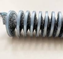 0.2mm Stainless Steel Wire Spiral Brush Inside Rotary Rope Pipes Tube  Surface Cleaning