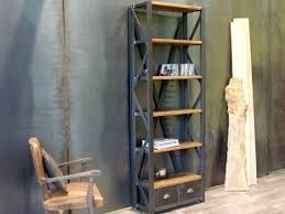 Estanteria Biblioteca Industrial En Hierro Y Madera 9 000 00 Muebles Tv Diseno Muebles Muebles Industriales