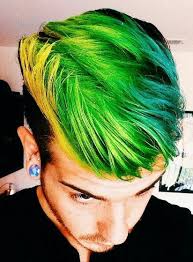 This Isn T One Of The Characters But It Reminded Me Of The Essence Of The Lost Boys Wanderers Artists And Above Green Hair Men Mens Hair Colour Dyed Hair