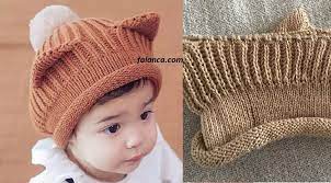 Kulakli Cocuk Sapka Modeli Bere Sapka Kulakliklisapka Orgu Bebekorgu Cocukorgu Orgumodelleri Erkek Bebek Sapkasi Krose Sapka Bebek Sapkasi