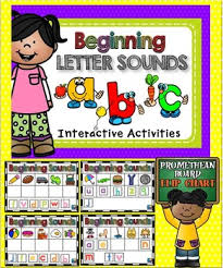 beginning sounds promethean board flip chart