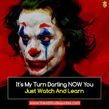 Pin On Attitude Joker Quotes By Motivation King