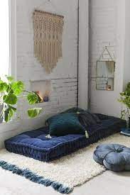 21 Floor Seating Ideas For The Living Room Living Room Cozy Home Yoga Room Floor Seating Living Room Meditation Room Decor