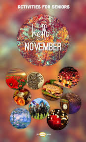 November Events Ideas Activities Calendar Crafts For Seniors November Crafts Autumn Activities