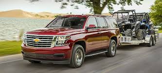 towing capacity of 2018 chevy suvs