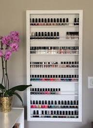 Personalized Custom Wall Mounted Nail Polish Rack Essential Oils Display Storage Nail Polish Rack Nail Polish Storage Diy Home Nail Salon