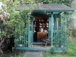 Playhouse Outdoor Office Backyard Cottage Backyard Design Backyard