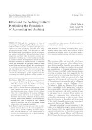 A note on ethics educational interventions in an undergraduate auditing course: Pdf Ethics And The Auditing Culture Rethinking The Foundation Of Accounting And Auditing