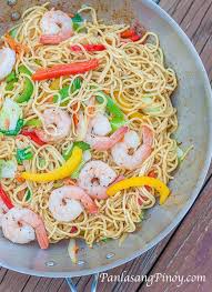 Shrimp Pancit Canton Recipe Panlasang Pinoy Recipe Pancit Canton Recipe Pancit Recipes