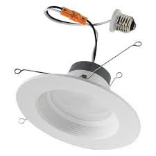 4 Inch 12 Watt Retrofit Led Recessed Light E26 Dimmable Bulb Downlight Fixture