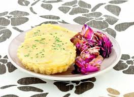 Tortino Di Ceci E Patate Arrosto Con Radicchio Rosso Cucina Naturale Ricetta Patate Arrosto Ricette Cucina Naturale