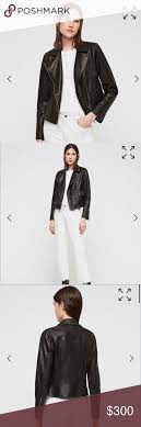 New All Saints Vela Leather Biker Jacket Leather Biker Jacket Jackets Biker Jacket