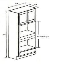 With a single wall oven you get the cooking power you need combined with the flexibility to place your appliance at plus, single ovens offer a sleek and modern look in your new kitchen while maximizing space for cabinets, countertops and. Rustic Brown Oven Unit 33 W X 96 H Rta Cabinet Store