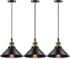 Find great deals on ebay for kitchen island pendant lighting. Licperron Industrial Pendant Light E26 E27 Base Vintage Hanging Pendant Lights Retro Pendant Light Fixture Home Kitchen Lighting 3 Pack Amazon Com