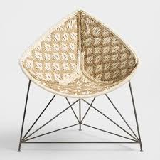 Jute Triangle Chair V2 Wicker Patio Furniture Set Outdoor Wicker Patio Furniture Wicker