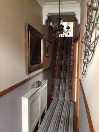 Pin By Nicole Caines On Homes Narrow Hallway Decorating Narrow Hallway Hallway Designs