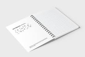 Notebook Spiral A4 In 2020 Flyer Design Layout Spiral Notebook