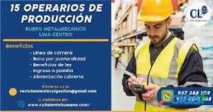 Check spelling or type a new query. Operario Produccion Anuncios Agosto Clasf