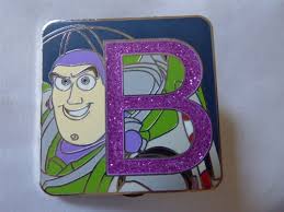 Linkpuzzle upper and lower case: Disney Trading Pins 116011 Disney Pixar Alphabet Mystery Collection B Buzz Chaser