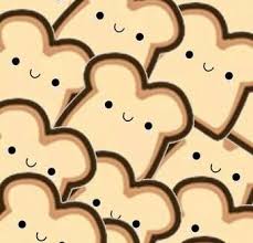 Tons of awesome bread wallpapers to download for free. à¸£ à¸à¸ à¸²à¸ Wallpaper Toast And Bread Kawaii Food Kawaii Wallpaper