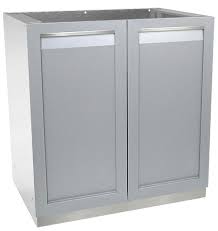 Stainless steel gives a very different and unique character to any kitchen and looks great when combined with other contemporary cabinet doors. Gray 3 Pc Outdoor Kitchen 2 X 2 Door Cabinets 66 Inch Stainless Steel Countertop 4 Life Outdoor Inc