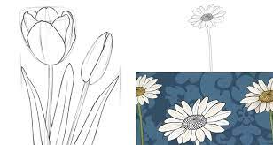 Create a rough outline of the small flowers by sketching small circles. How To Draw Flowers Diy Thought