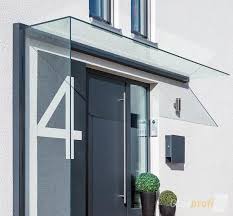 Glasvordach Und Seitenwindschutz Duravento Glasvordach Vordach Glas Hauseingang Vordach
