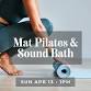 Mat Pilates & Sound Bath