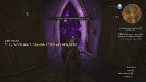 Picture shows the exit of the rat room, with the locked door and . Grandmaster Wolven Gear The Witcher 3 Shacknews