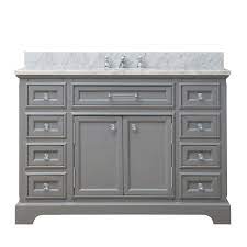 The perfect vanity to help expand your bathroom space, you'll always appreciate its. Water Creation Derby48g Derby 48 Inch Cashmere Grey Single Sink Bathroom Vanity