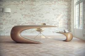 Futuristic Desk For A Sci Fi Inspired Office Unique Furniture Unique Furniture Design Desk Modern Design