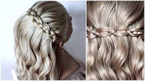 Chain Braided Headband Hairstyle Tutorial Back To School Everyday W Braided Headband Hairstyle Braided Headband Hairstyle Tutorial Chain Braid