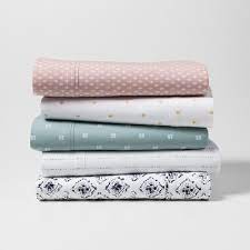 Prime video direct video distribution made easy. 300 Thread Count Organic Cotton Printed Sheet Set Threshold Target