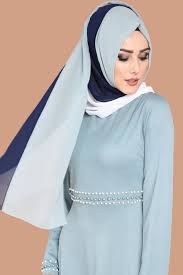 Uc Renkli Sal Mavi Laci Urun Kodu 060 19 90 Tl Moda Stilleri Esarp Elbise