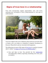 You know that every argument won't be the end of your relationship. Signs Of True Love In A Relationship By Flirtalarm 24 Issuu
