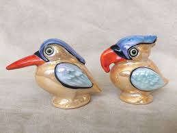 Vintage Bird Salt And Pepper Shakers Vintage Lusterware Birds Salt Pepper Shaker Set Lustre Ware Made In Japan Cute Collectibles Decorati Salt Pepper Shakers Pepper Shaker Salt And Pepper Set