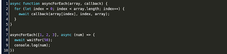 Javascript Wait For Promise Foreach Code Example