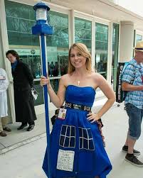 An Amazing Tardis Dress Cosplay Doctorwho Tardis Dress Doctor Who Dress Tardis Costume